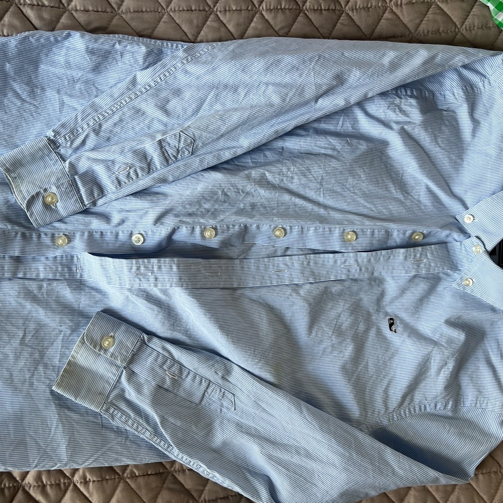 Vineyard Vines Blue Striped Shirt